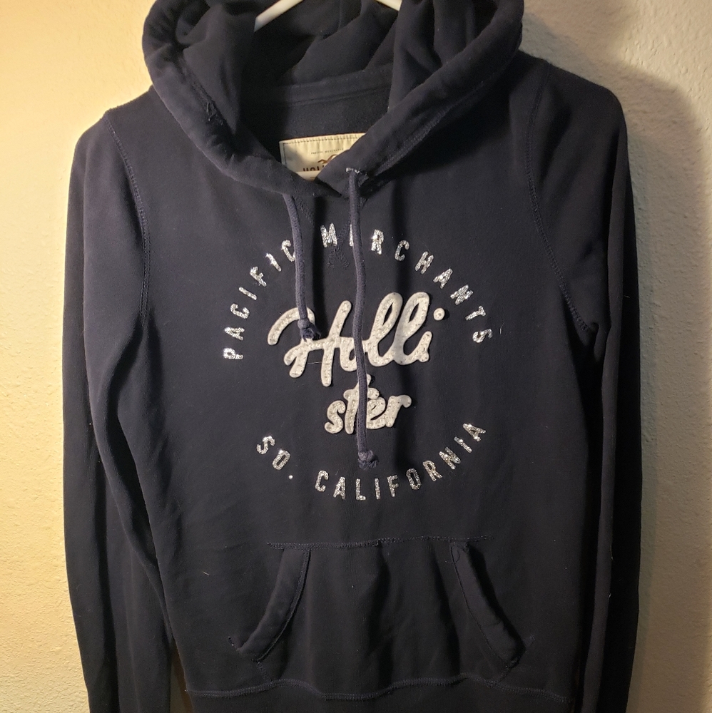 Womens junior hollister hooded pullover sweatshirt